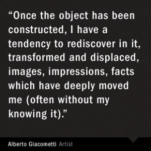 Alberto Giacometti Quote