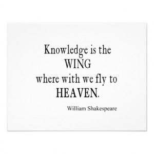 ... Wing Fly to Heaven Shakespeare Quote Personalized Invitations