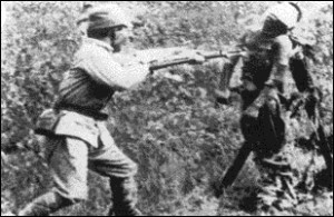 Japanese Bayonet Practice