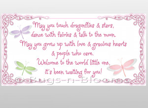 Details about May You Touch Dragonflies Stars Fairies Quote Wall Vinyl ...