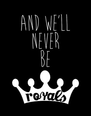 Lorde - Royals by anemophile