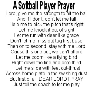 fastpitch softball players prayer source http quoteko com softball ...