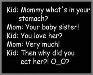 beautiful conversation between mother and child