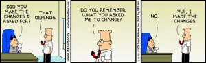 Change management comic – Resistance to change