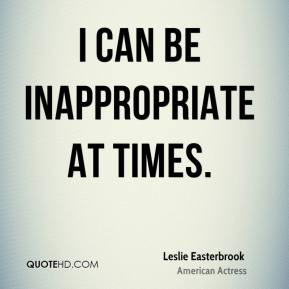 Inappropriate Quotes