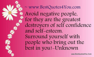 Avoid Negative People