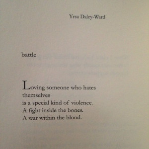 Battle by Yrsa Daley-Ward from the book Bone