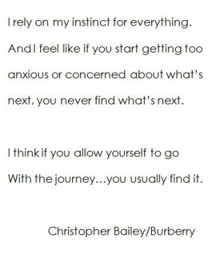 Christopher Bailey quote
