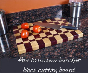... tutorial how to make this cutting board project at The Wood Whisperer