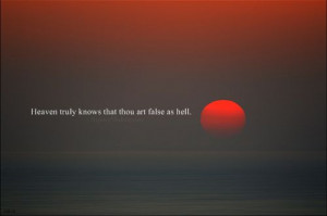 shakespeare, false, othello, quotes, literature, words