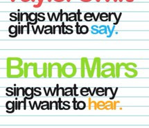 quotes, love them, Taylor Swift, bruno mars
