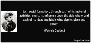 ... civic whole; and each of its ideas and ideals wins also its place and