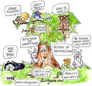 Cartoon of positive self affirmations cute cartoon picture of nature ...