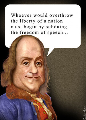 Description Benjamin Franklin freedom of speech quote.jpg