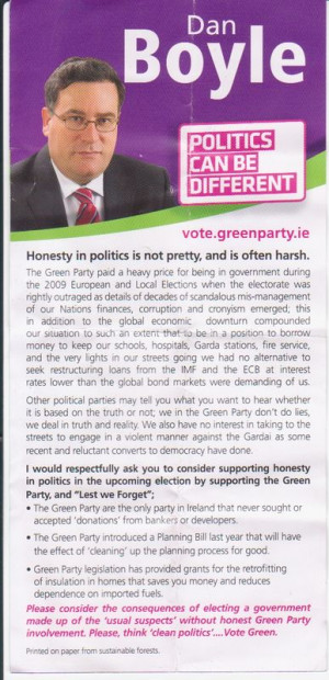 Has 'Tweety' Boyle Finally Lost It? His Campaign Leaflet Suggests So!