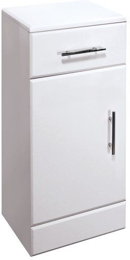 High Gloss White 250mm Cupboard