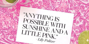 Famous Quotes - Pink Pattern - Lilly Pulitzer - Target Decor