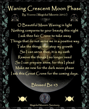 Sanctuary Poem by Wicca Yvonne Moon Magick, Wiccan, Spelling, Pagan ...