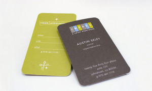 Impact Hair Salon Business Card image 3
