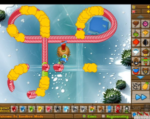 got the glue on the track in the picture using non-camo bloons.