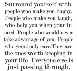surround yourself with