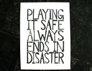 POSTER Playing it safe BLACK LINOCUT poster by thebigharumph. , via ...