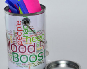 Mood Boost can of inspirational and positive quotes 3-Month Supply ...