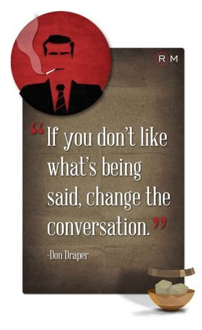 Great #marketing quote from #madmen's Don Draper