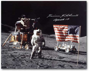 Astronaut autographs Harrison Schmitt Jack Schmitt lunargeology