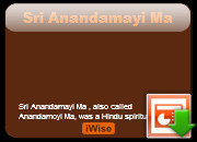 Download Sri Anandamayi Ma Powerpoint