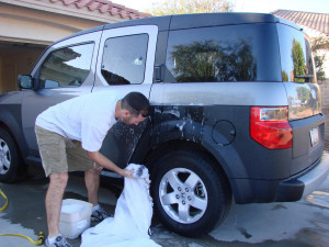 Car wash cloth: 