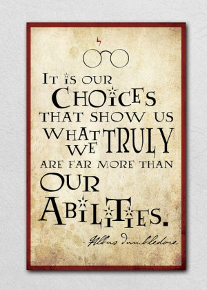 Albus Dumbledore inspirational quote 11x17 print @Etsy harry potter ...