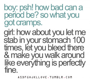 Girls On Their Period Quotes