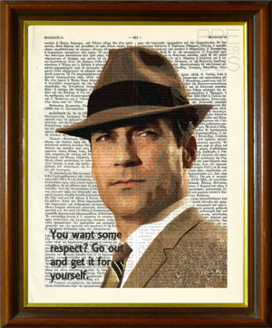 Don Draper Quote / Mad Men Print / Don Draper Print / Jon Hamm / Mad ...