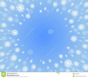 Snow Falling Down From