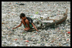 Atlantic Ocean Trash Vortex