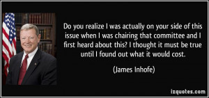 More James Inhofe Quotes