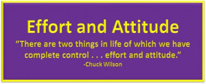 Effort and Attitude Quotes