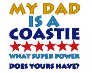 ... Coast ie What Super Power Does Yours Have Coast Guard Embroidery