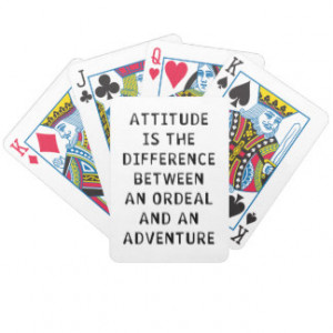 Attitude Difference Poker Deck