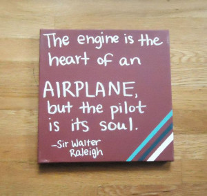 This flying quote painted on canvas is perfect for the aviator in your ...