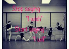 Inspirational dance quote