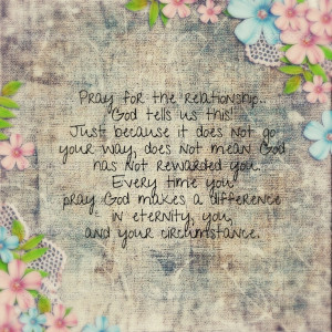 Such an amazing quote about prayer!