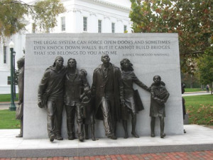 Civil Rights Memorial Justice Thurgood Marshall Quote