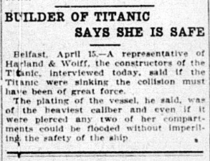 more passengers some people got really angry that the titanic sank and ...
