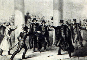... SURVIVED FIRST PRESIDENTIAL ASSASSINATION ATTEMPT 178 YEARS AGO TODAY