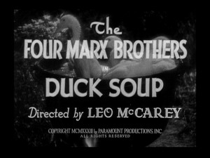 Duck Soup 1933 movie title