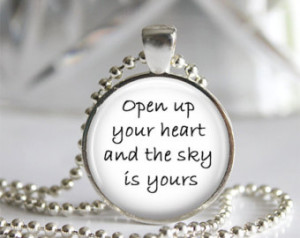 Jason Mraz - I'm Yours - Open U p Your Heart - Art Photo Pendant ...