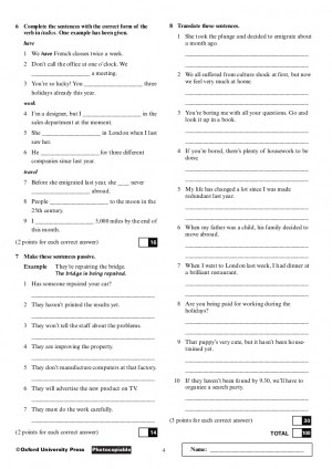 new framework 4 upper intermediate exercicio 1 Unit Test 01