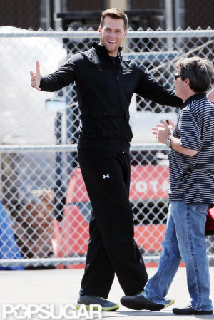 Tom Brady Pictures on the Set of Funny or Die Video